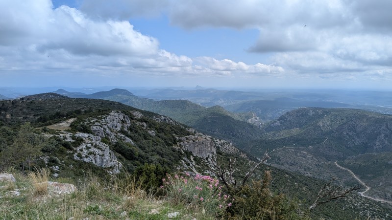 Du sommet vers le sud-est