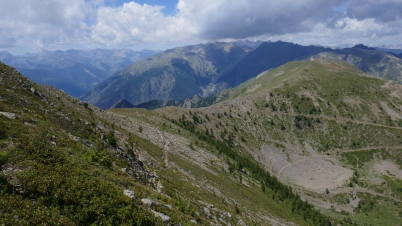 Descente vers la Baisse de Merlier