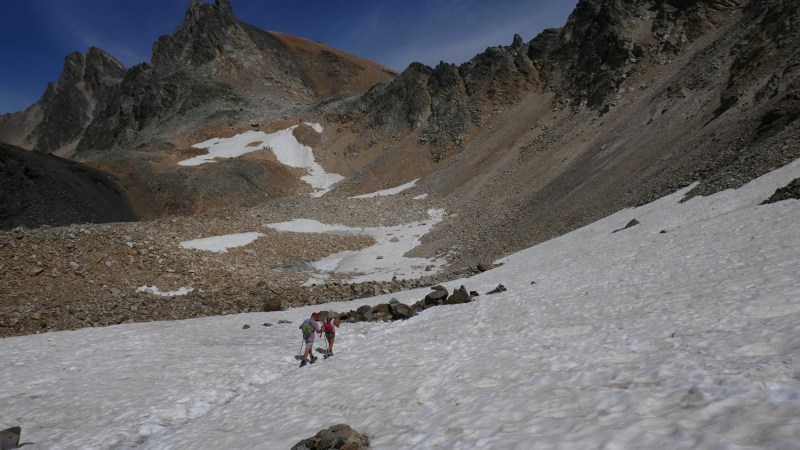 Névé sous le Col de la Chapelle