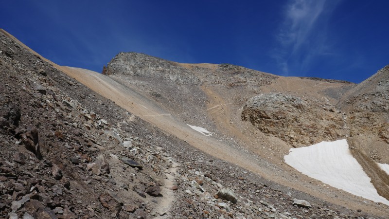 Entre le Col de la Chapelle et la crête du Mont Thabor