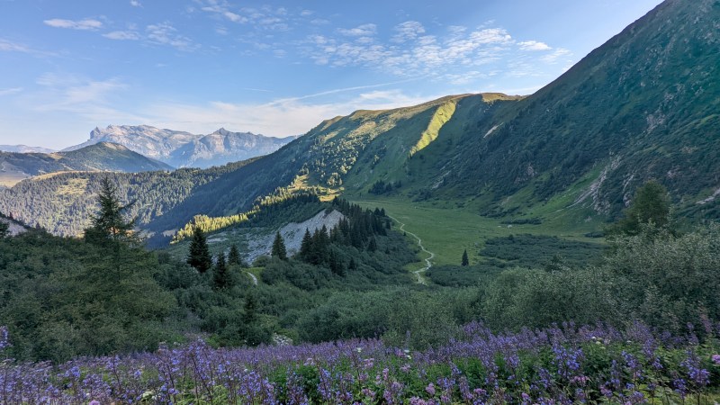 Au-dessus du Plat de l'Are