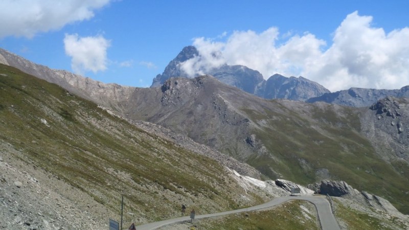 Rapide vue du Mont Viso, qui disparaîtra dans les nuages