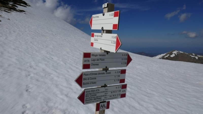 Balisage parfait pour choisir son itinéraire