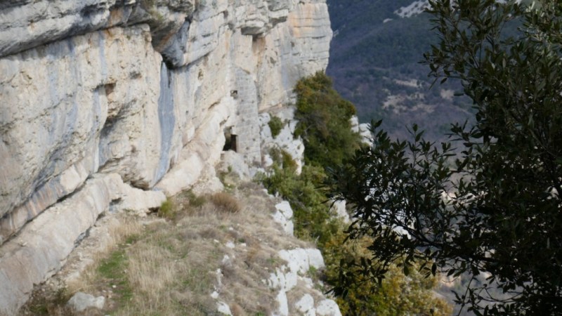 L'entrée de la Forteresse de Gourdon