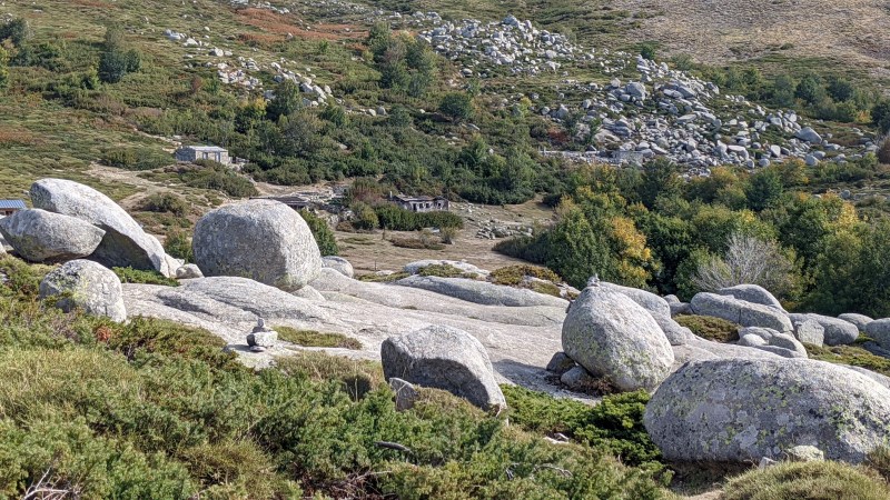 Arrivée aux Bergeries de Chiralbella