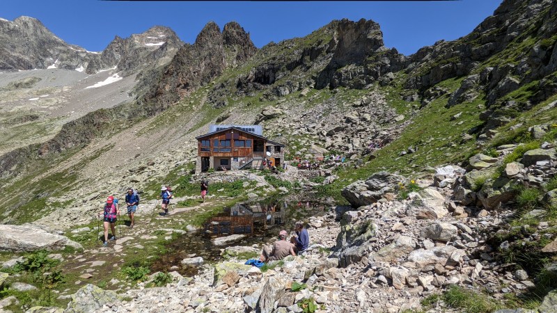 Arrivée au Refuge du Pigeonnier