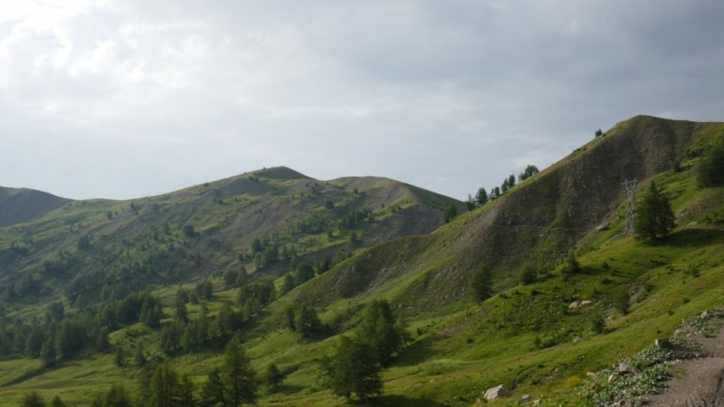 Au départ du Col d'Allos