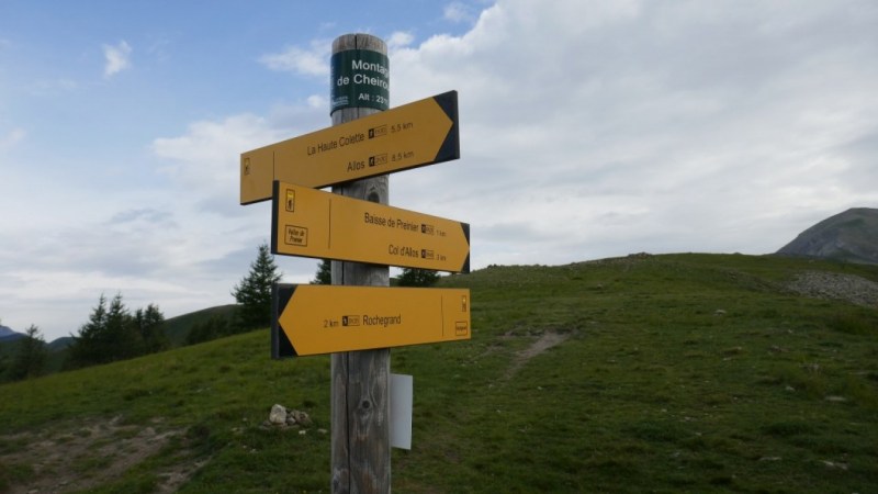 La balise sur la Montagne de Cheiroueche