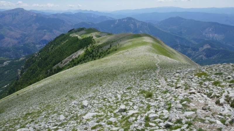 En haut de la Crête de Corpatas