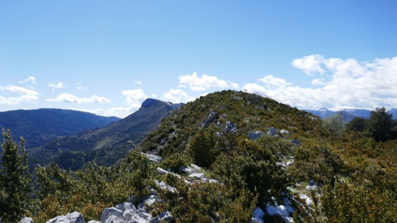 Sommet de Charamel, au fond l'Arpille