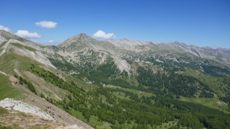 Le vallon de Valdemars, que nous emprunterons à la descente