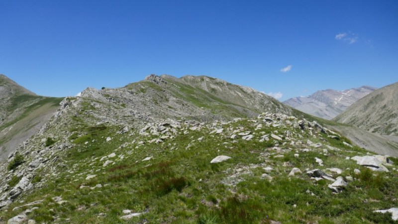 La dernière crête pour arriver au Sommet de Valdemars