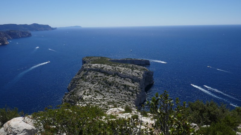 Sur la Crête de Morgiou au-dessus du Cap Morgiou