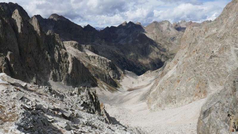 Au Pas du Préfouns, vers l'Italie