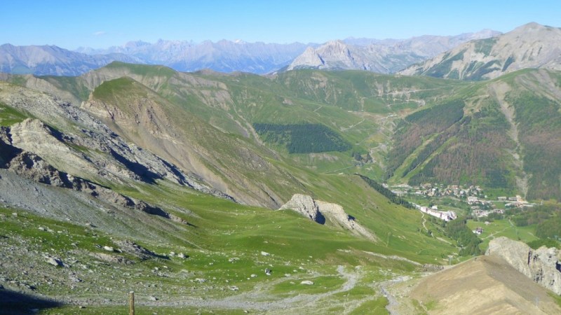 La Foux d'Allos de la Baisse de l'Aiguille