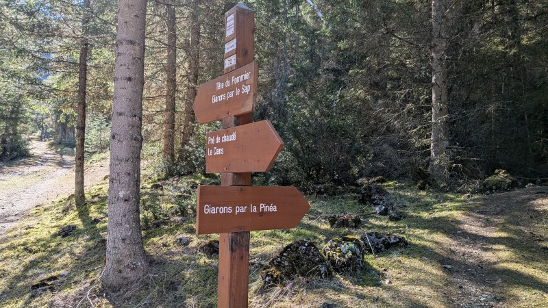 Balise 72 au Pré de Chaudi