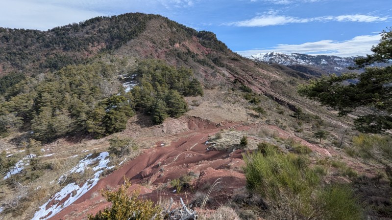 Descente sur le Col de Roua
