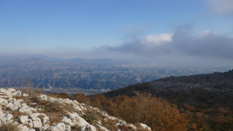 La Vallée du Var, de sous le Pességuier