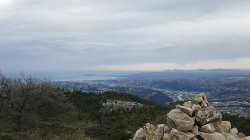 Du Mont Cima vers le Cap d'Antibes