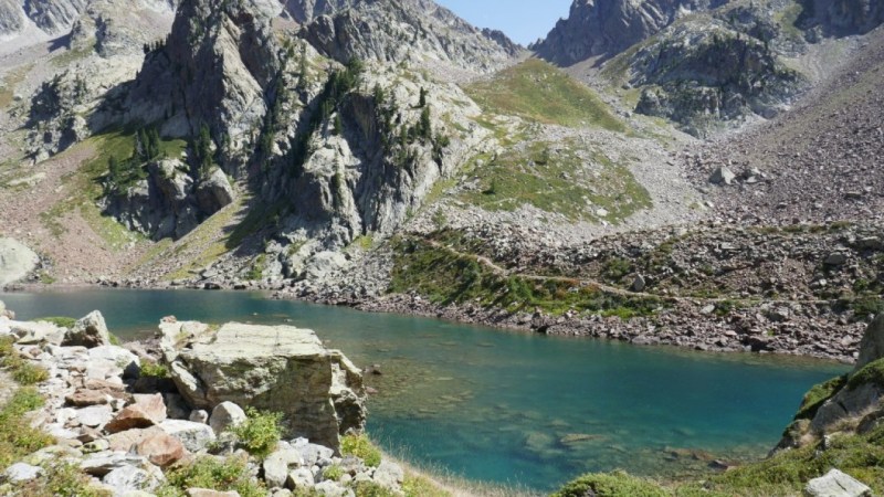 Lago Malinvern, au fond le Colletto di Valscura