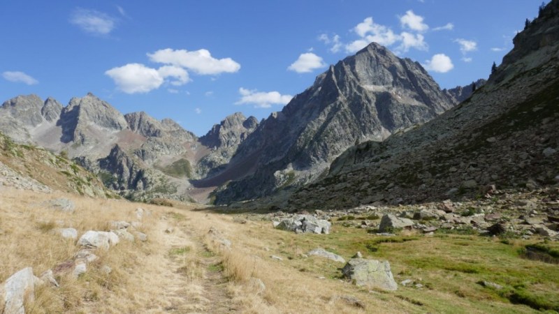 Au premier des Laghi d'Orgials, vers le Malinvern