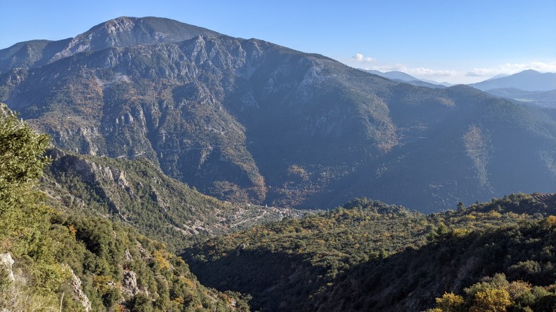 Arrivée au-dessus du Cros d'Utelle