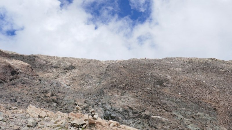 La montée finale au Vieux Chaillol